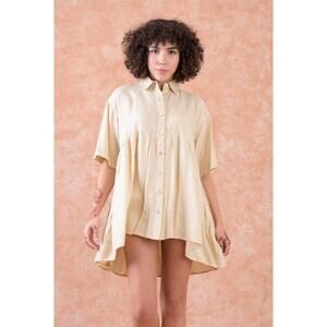 Rhea Joy Blouse Womens Small/Medium 100% Viscose